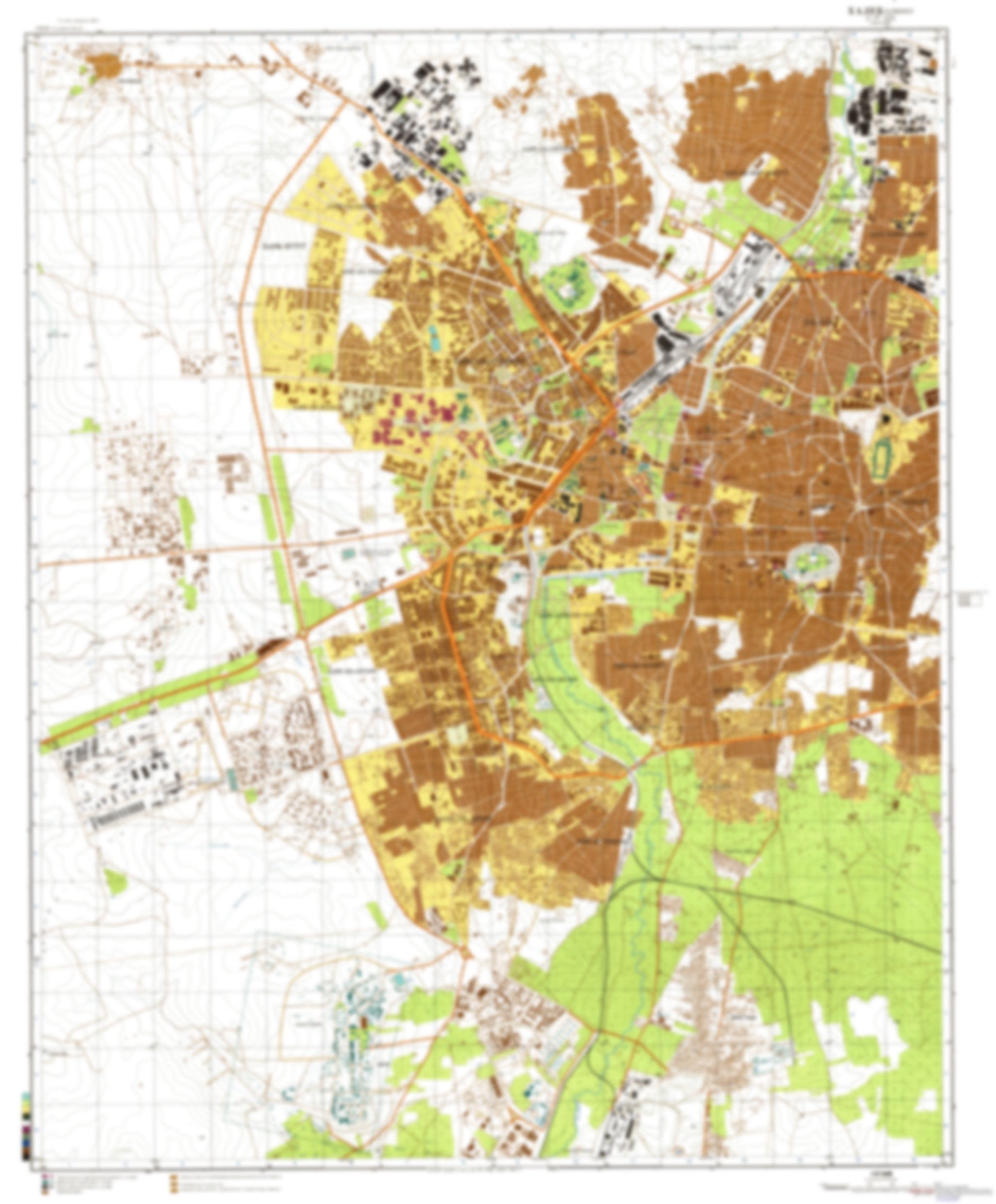 Haleb 1 (Syria) - Soviet Military City Plans – Longitude Maps