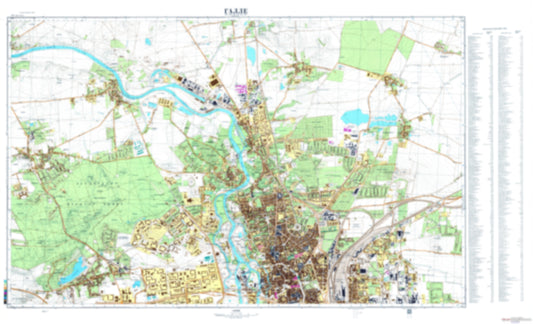 Halle 1 (Germany) - Soviet Military City Plans