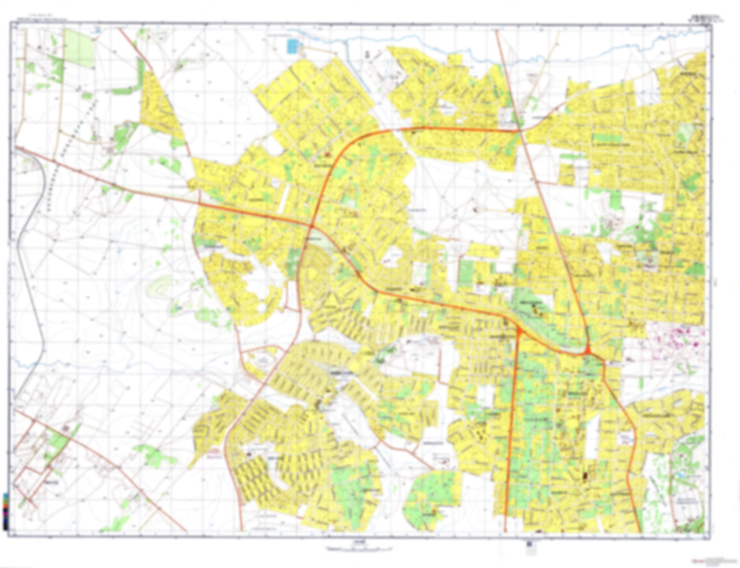 Harare 1 (Zimbabwe) - Soviet Military City Plans