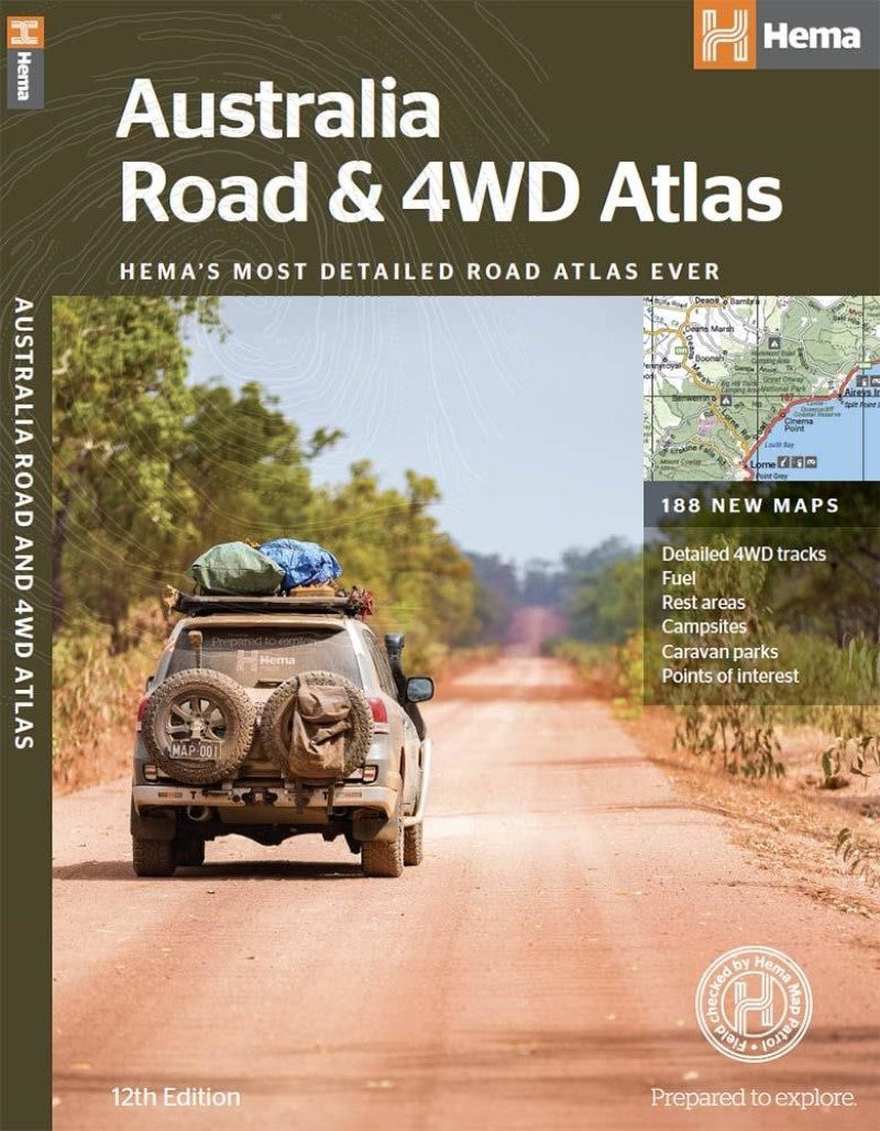 Australia Road & 4WD Atlas (Perfect Bound) - 252 x 345mm