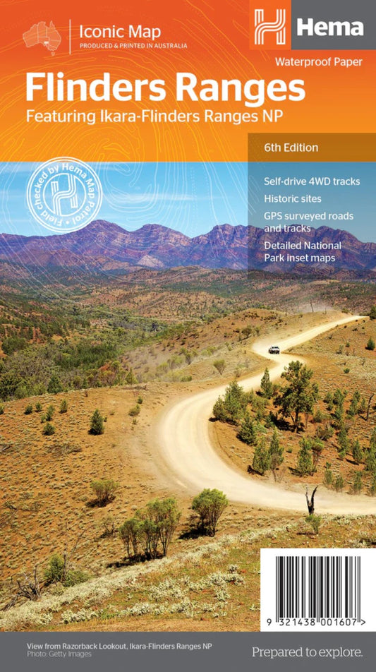 Flinders Ranges Iconic Map