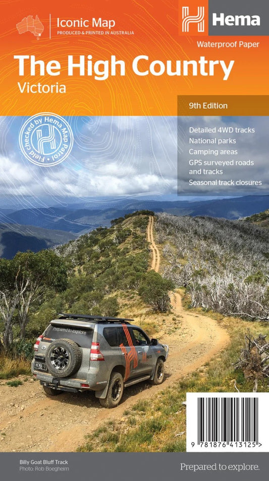 The High Country Victoria Map