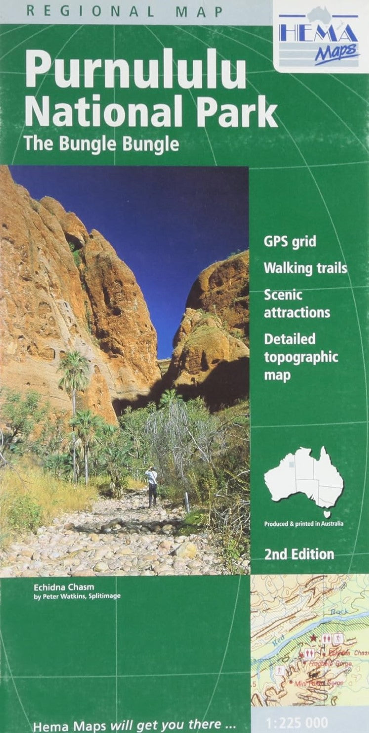 Purnululu National Park : the Bungle Bungle : regional map