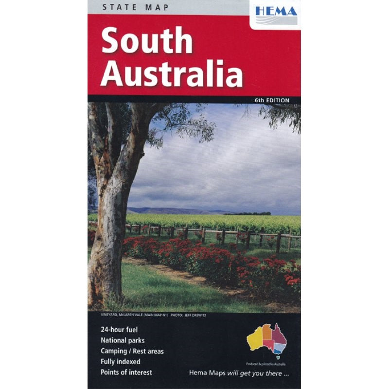 South Australia : state map