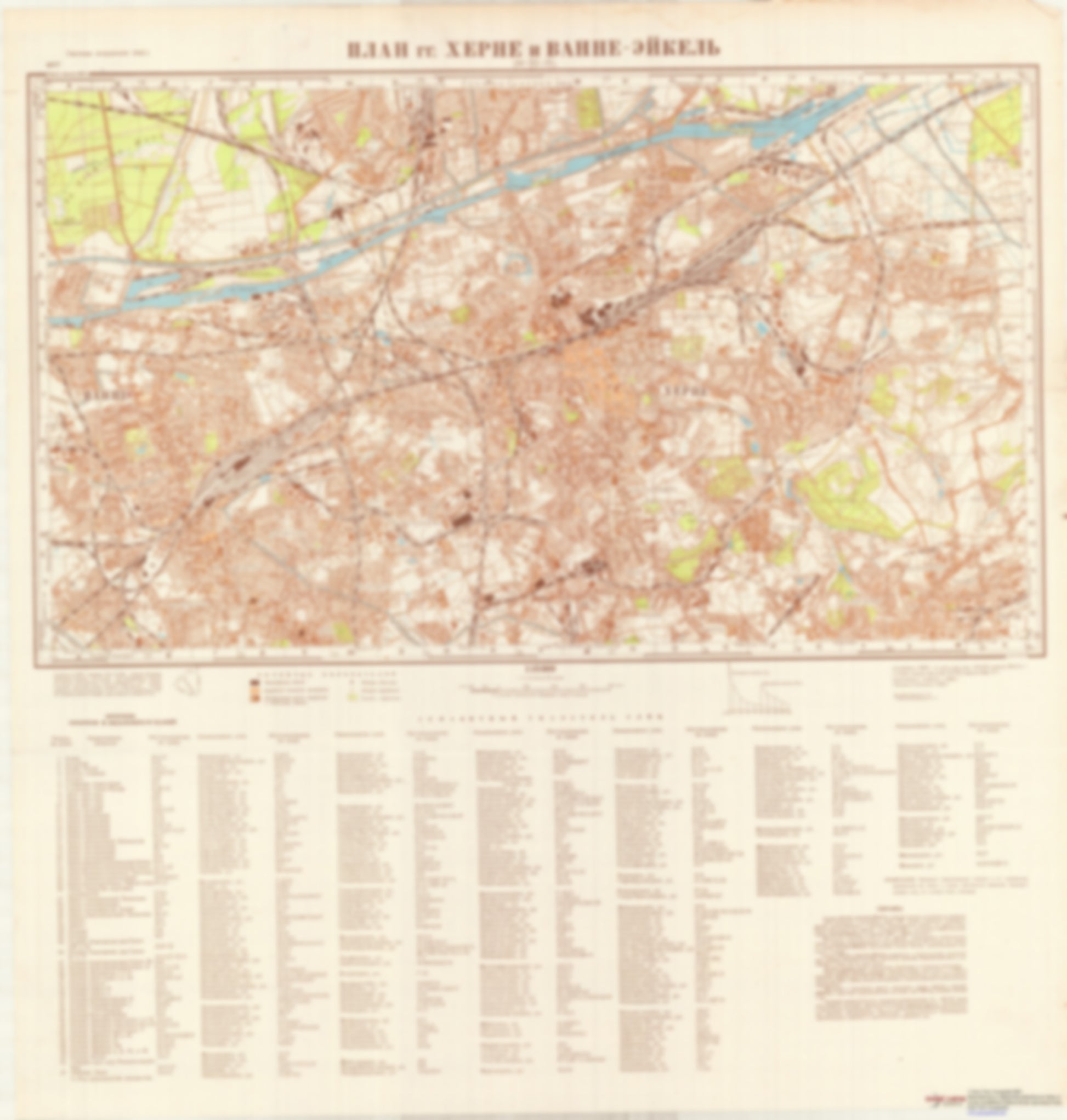 Herne (Germany) - Soviet Military City Plans