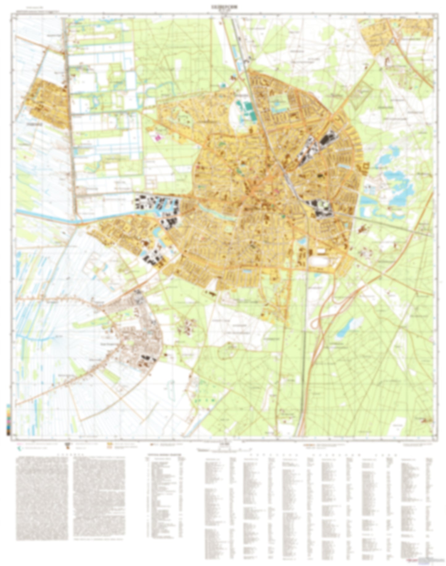 Hilversum (Netherlands) - Soviet Military City Plans