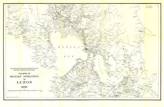 1899 Theatre of Military Operations in Luzon