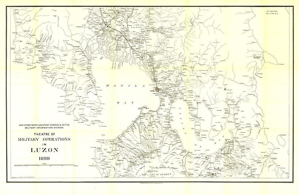 1899 Theatre of Military Operations in Luzon