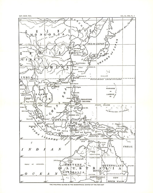 1900 Philippines Map