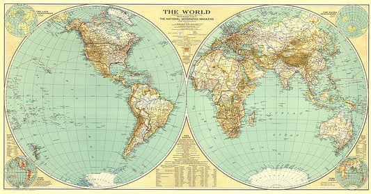 1935 World Map
