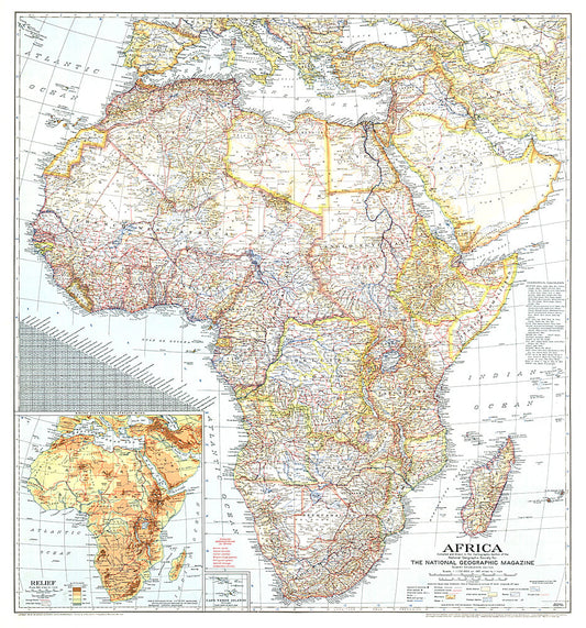 1943 Africa Map