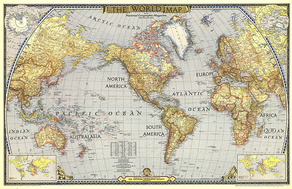1943 World Map
