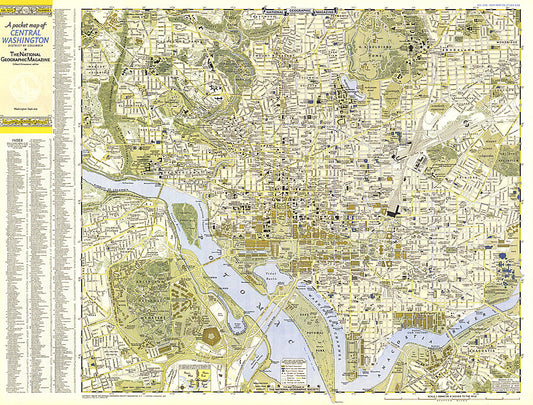 1948 Central Washington, District of Columbia Map