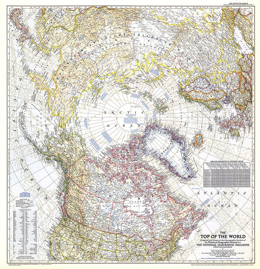 1949 Top of the World Map