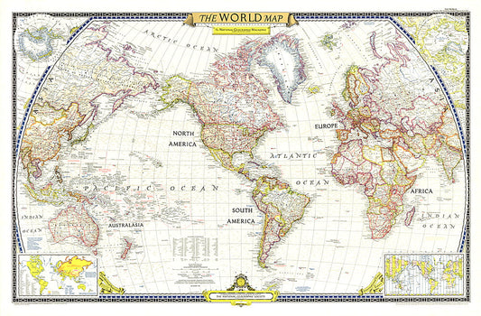 1951 World Map