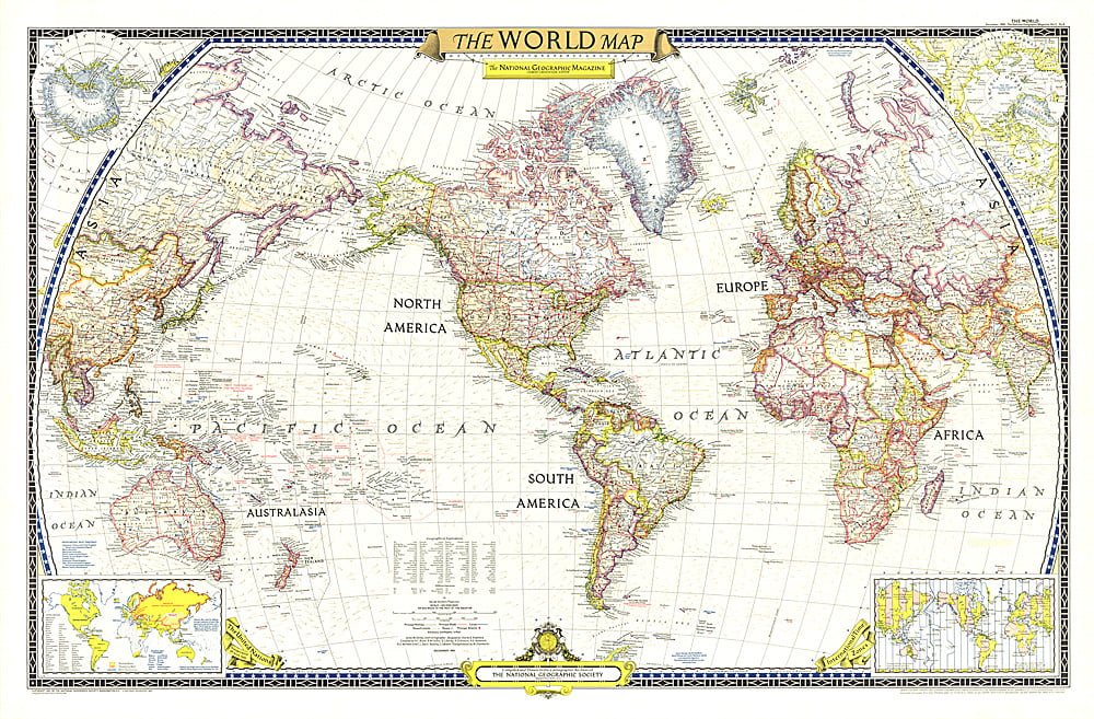 1951 World Map