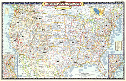 1953 Historical Map of the United States