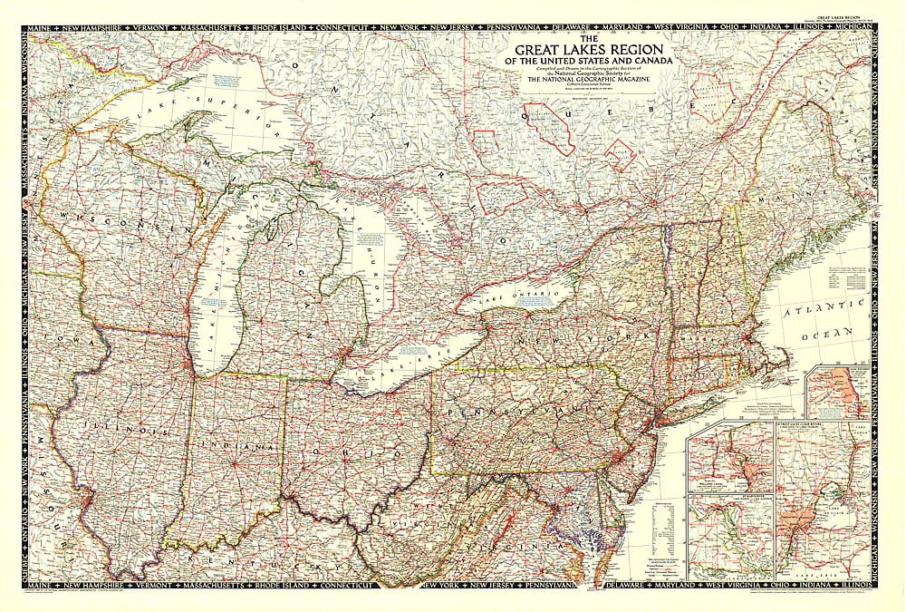 1953 The Great Lakes Region of the United States and Canada