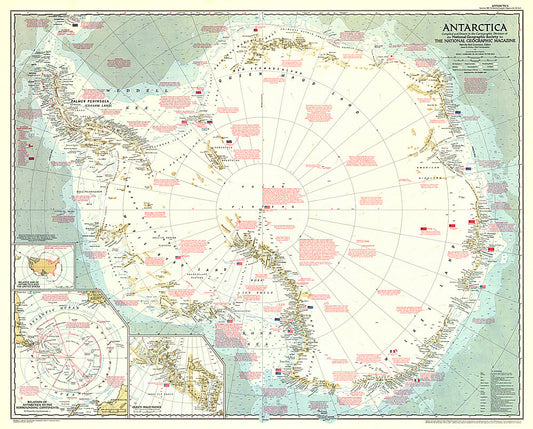 1957 Antarctica Map