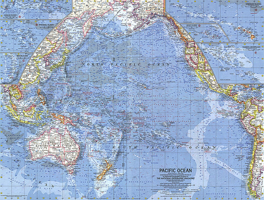 1962 Pacific Islands Map