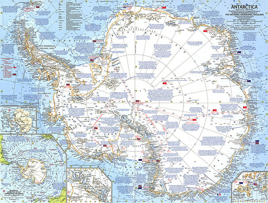 1963 Antarctica Map
