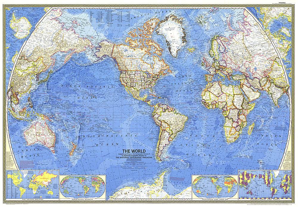 1965 World Map