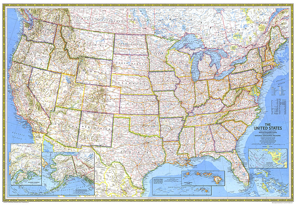 1976 United States Map