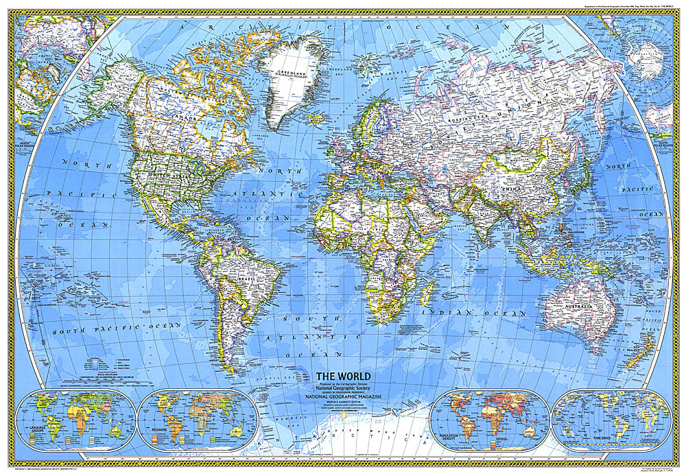 1981 World Map