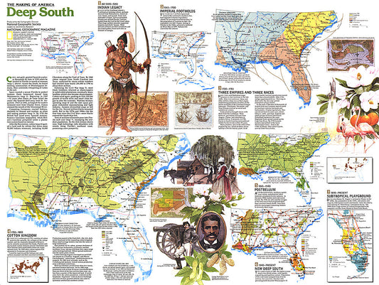 1983 Deep South Map