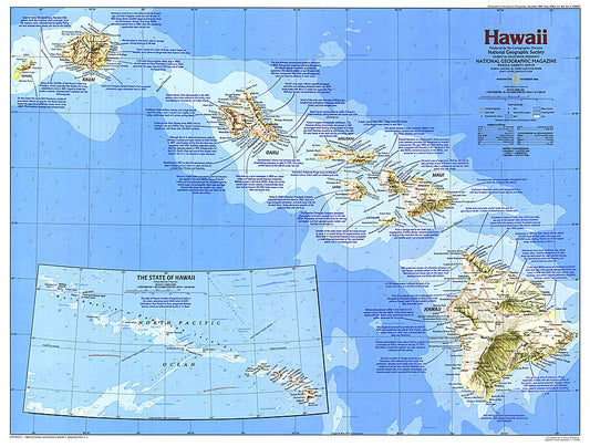 1983 Hawaii Map