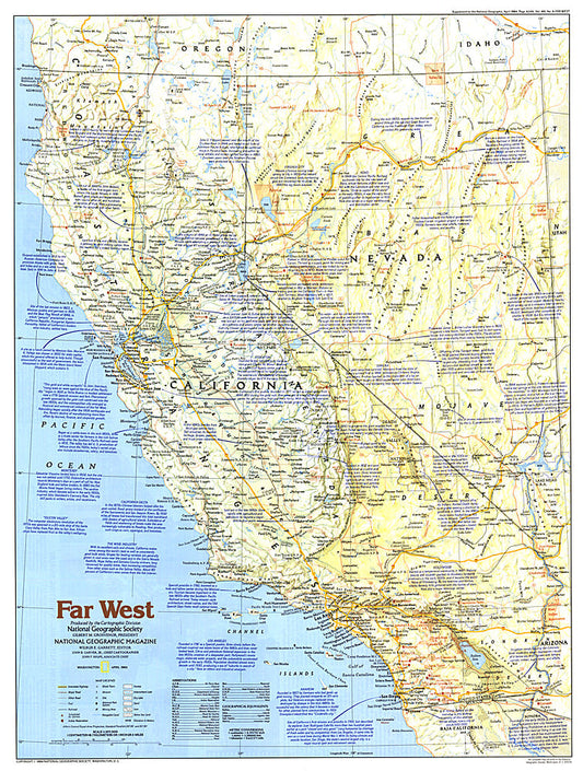 1984 Making of America, Far West Map