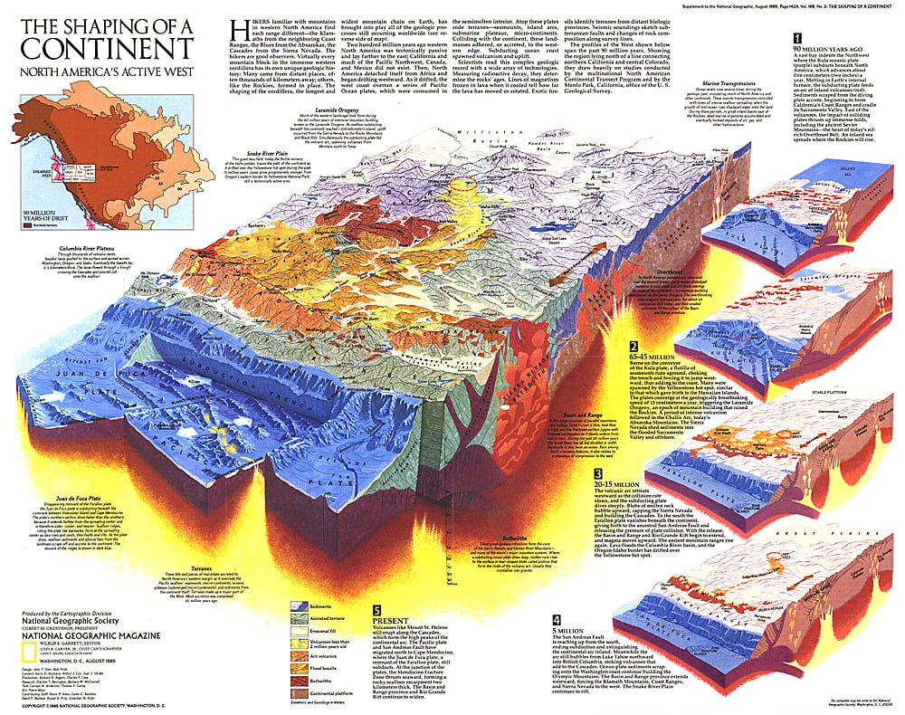 1985 The Shaping of a Continent