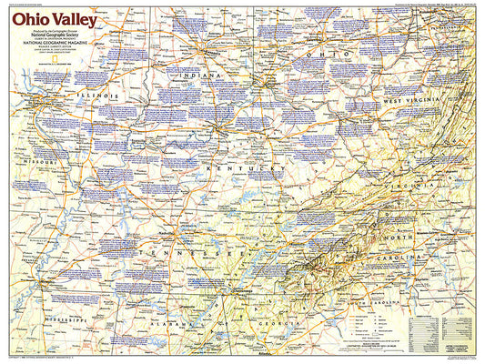 1985 Ohio Valley Map