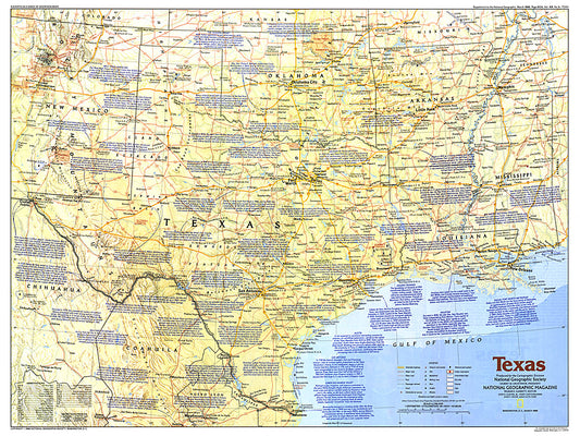 1986 Texas Map