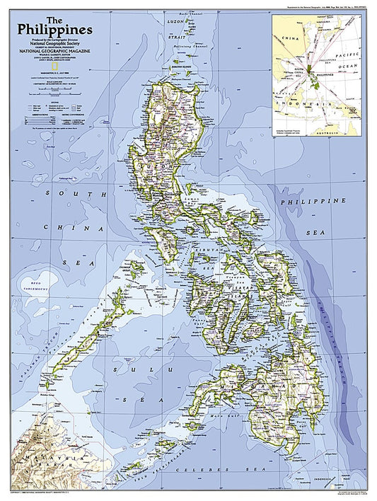 1986 Philippines Map