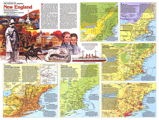 1987 New England Map Side 2