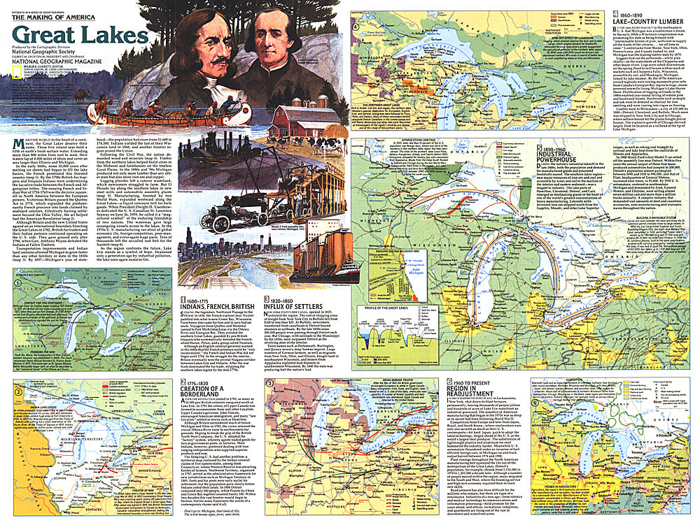 1987 Great Lakes Map Side 2