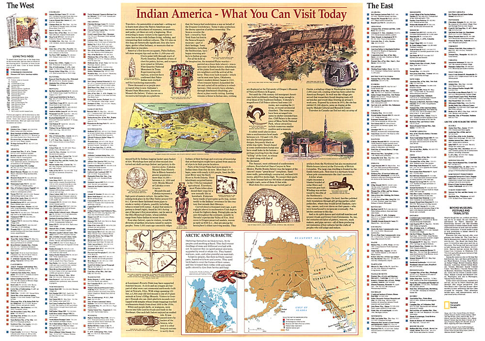 1991 Indian America Map