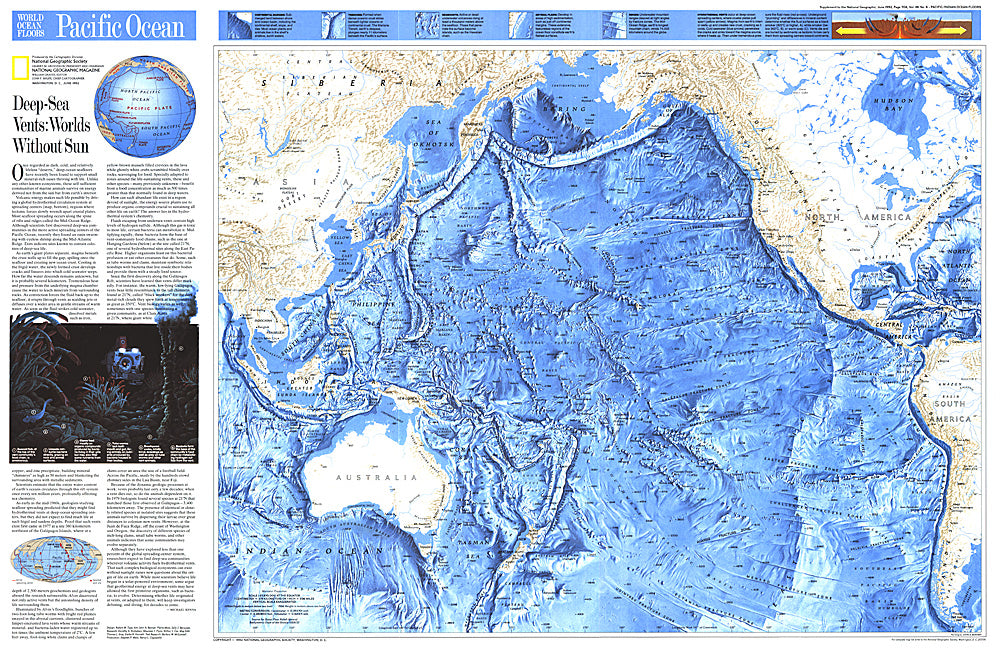 Pacific Map Zoomed In 1992 Pacific Ocean Map – Longitude Maps
