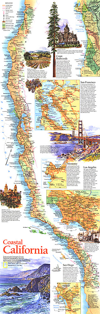 1993 California Map