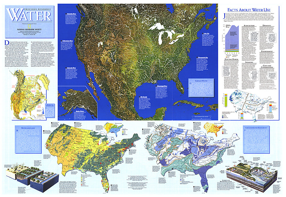 1993 Water Precious Resource Map