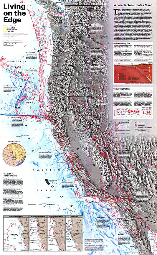 1995 Living on the Edge Map