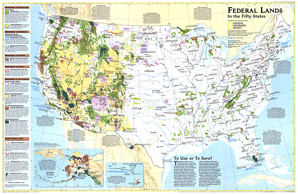 1996 Federal Lands in the Fifty States