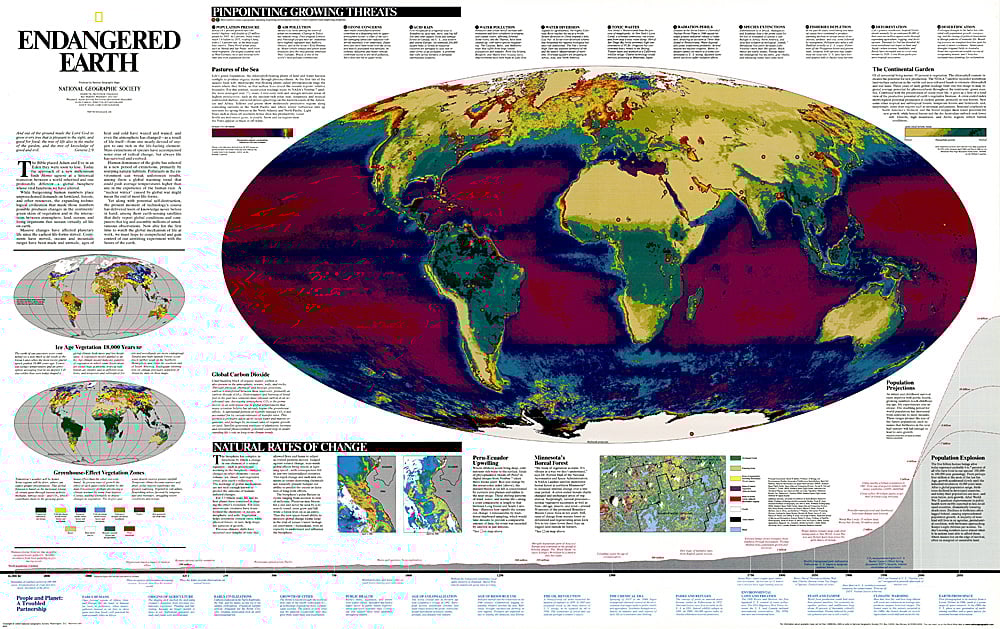 1997 Endangered Earth Map
