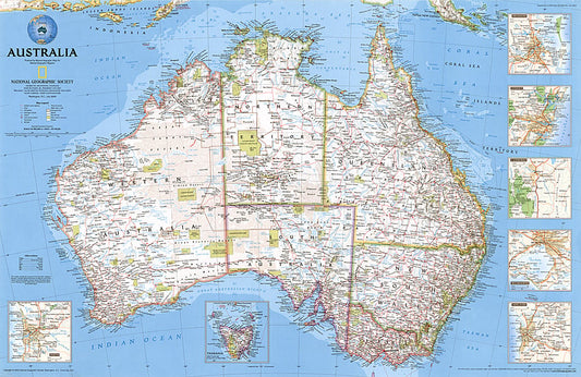 2000 Australia Map