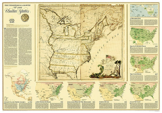 2000 United States, Territorial Growth Map