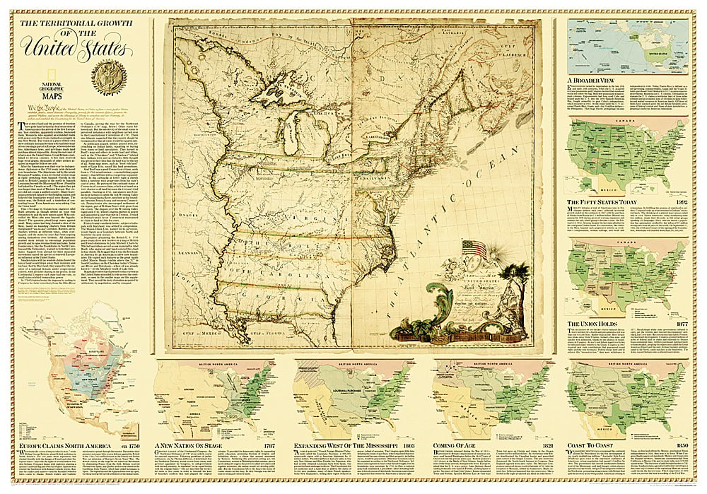 2000 United States, Territorial Growth Map