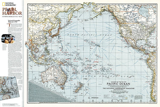 2001 Pacific Ocean Theater of War 1942 Map