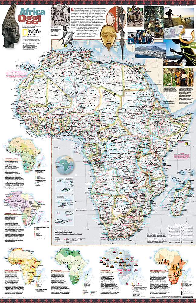 2001 Africa Oggi Map