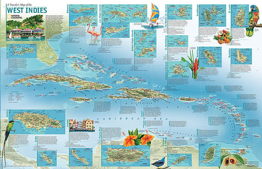 2003 A Travelers' Map of the West Indies